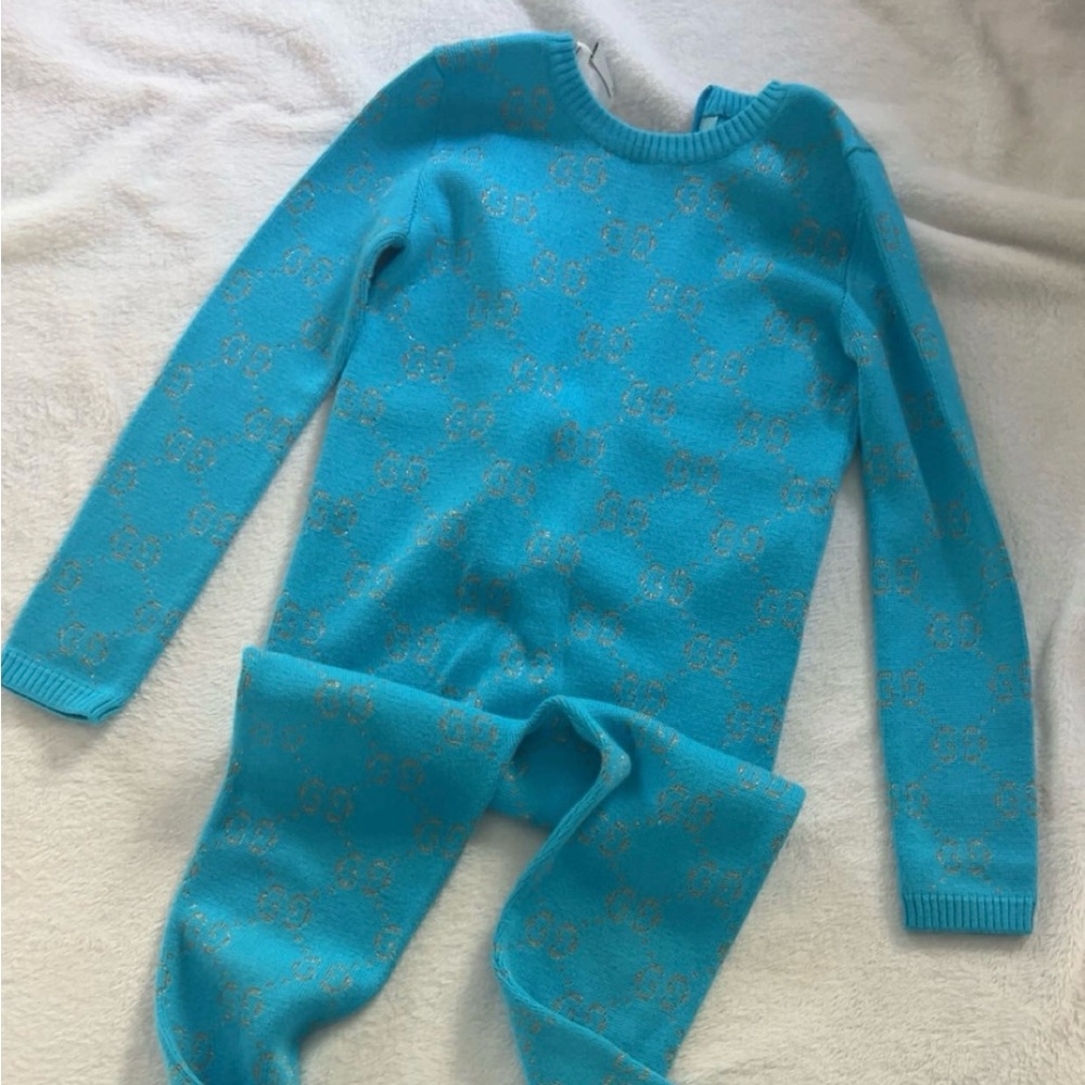 Kids Blue and Gold One Piece